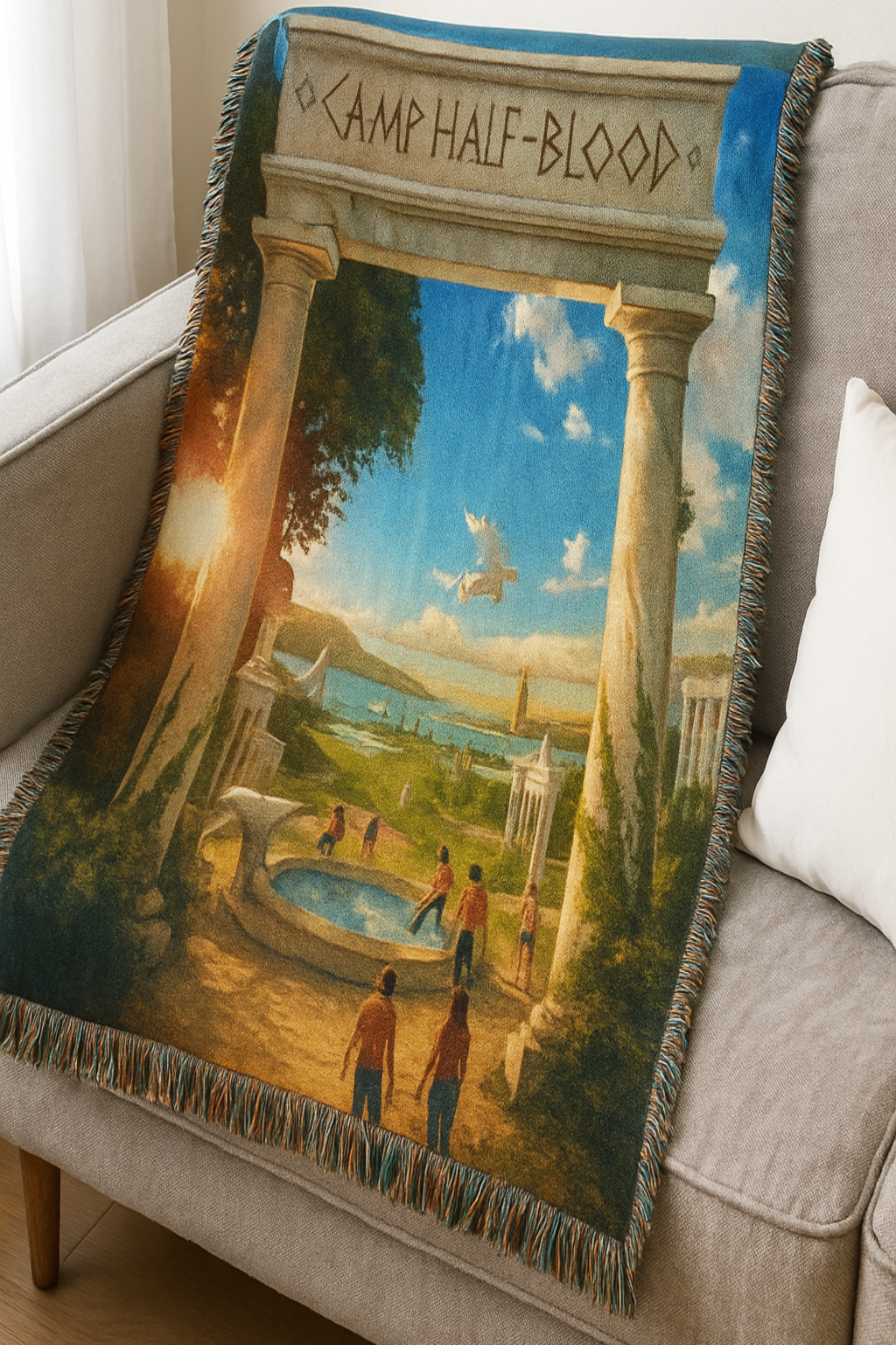 Percy Jackson Woven Blankets