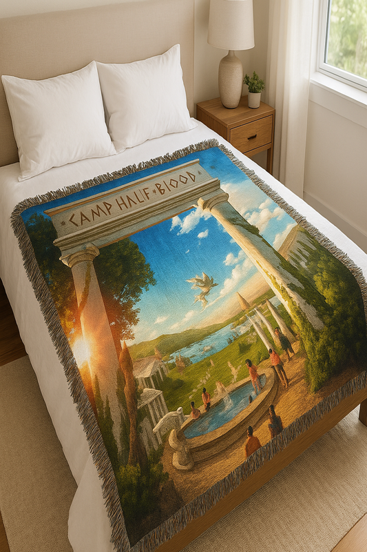 Percy Jackson Woven Blankets