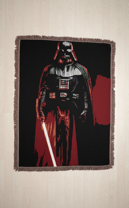 Darth Vader Woven Galaxy Throw Blanket