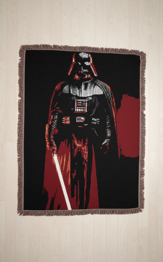 Darth Vader Woven Galaxy Throw Blanket